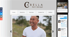 Desktop Screenshot of cabellahairdesign.com